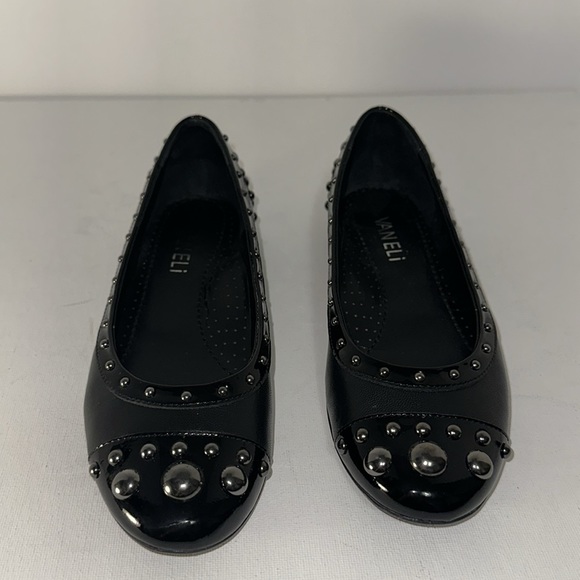 VanEli Studded Black Flats Size 5 - Picture 3 of 7